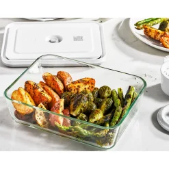 Set de sous-vide bo&icirc;tes avec pompe & accessoires, 20-pcs. /S/M/L, couleurs mélangées, Verre