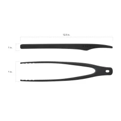 Set d&rsquo;accessoires de cuisine avec une pince, une cuillère multi-usages et une cuillère à servir, 3-pcs.