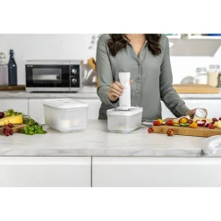 Set d&rsquo;accessoires sous vide pour bo&icirc;tes en plastique, M/L / 2-pcs