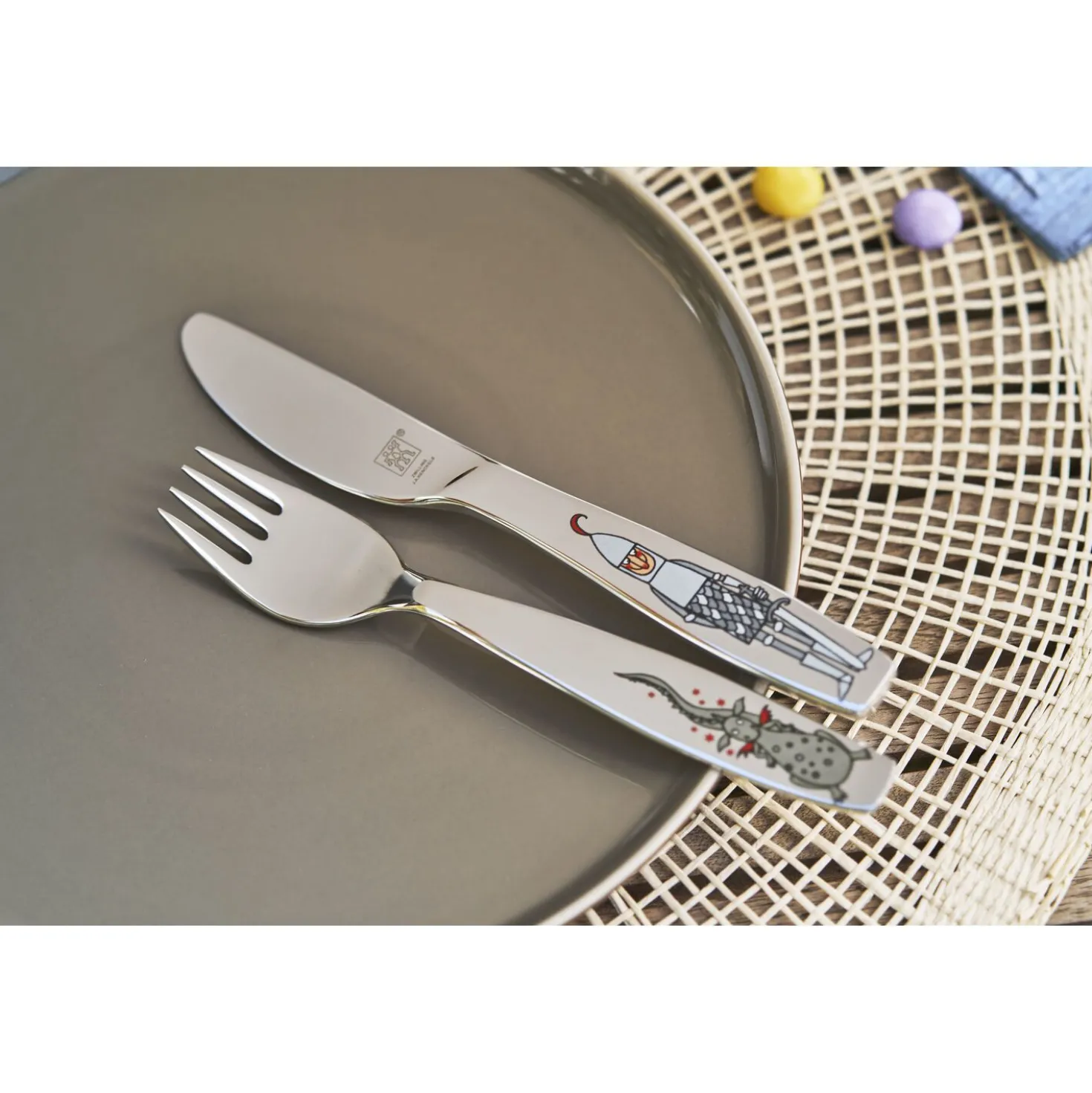 Set pour enfant avec couverts et couteau Twinny, 5-pcs.