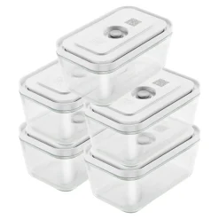 Set vacuum bo&icirc;te, 5-pcs. /M, gris, Verre
