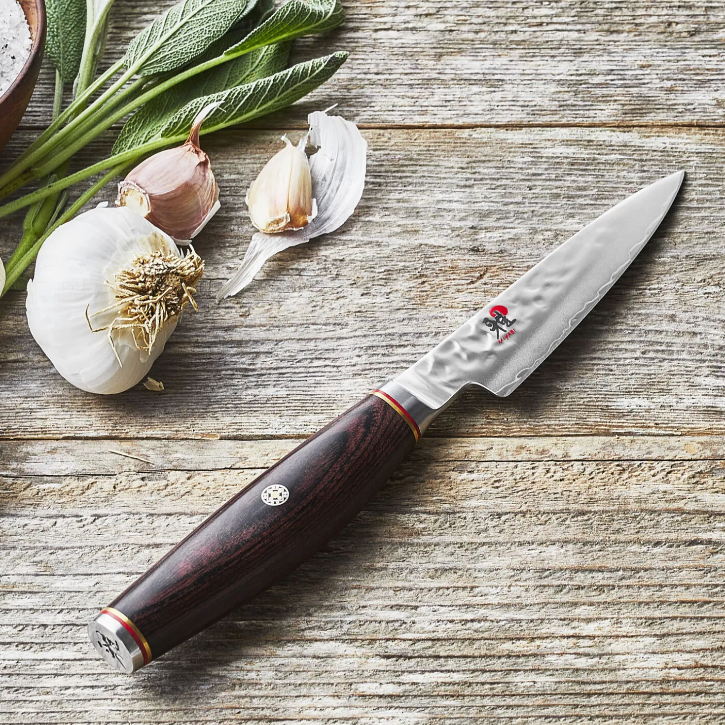 Shotoh 9 cm, Brun, Bois de pakka