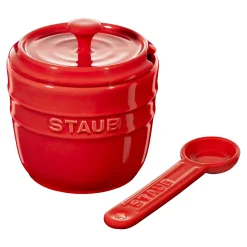 Sucrier 9 cm, Céramique, Cerise