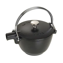 Théière 16 cm, Noir mat