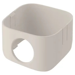 étui CUBE S / 10 cm, Blanc ivoire