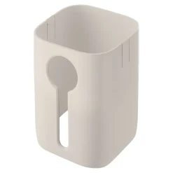 étui CUBE 2S / 10 cm, Blanc ivoire