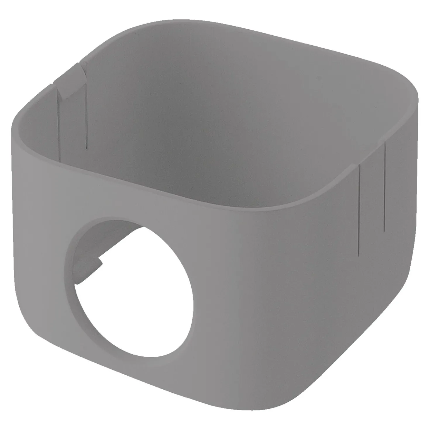 étui CUBE S / 10 cm, Gris