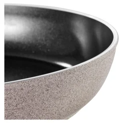 Wok, 28 cm, Aluminium, Revêtement antiadhésif en céramique