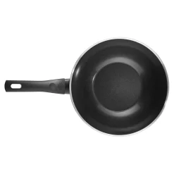 Wok, 28 cm, Aluminium, Revêtement antiadhésif en céramique