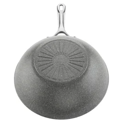 Wok, 30 cm, Aluminium, Revêtement antiadhésif en céramique renforcée en titane